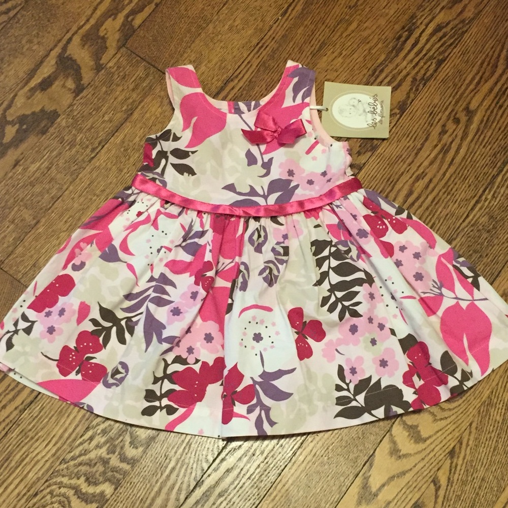 Les Bebes de Floriane NWT 3M Floral Dress